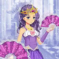 Anime Princess Kawaii ស្លៀកពាក់ រូបថតអេក្រង់ហ្គេម