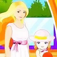 Barbie Lavanderia Para Seu Bebê captura de tela do jogo