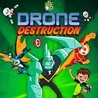 Ben 10 Drone Destruction screenshot del gioco