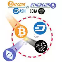 Bitcoin Va Ethereum Dash Iota o'yin skrinshoti