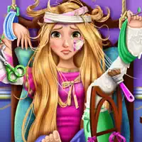 Blonde Princess Rapunzel សង្គ្រោះមន្ទីរពេទ្យ