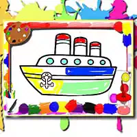 Barcos Libro Para Colorear
