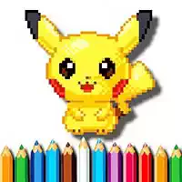 Libro Para Colorear De Pokémon Bts captura de pantalla del juego