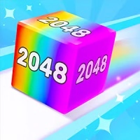 Cubo Cadeia 2048: Jogo de Mesclar em 3D