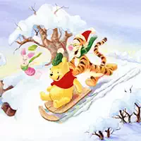 Natale Winnie Pooh Jigsaw