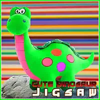 Roztomilý Dinosaurus Jigsaw