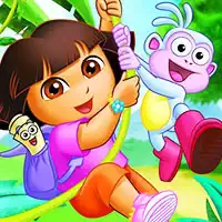 Dora Exploring Jigsaw játék képernyőképe