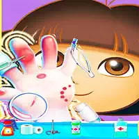 Dora Hand Doctor Забавни Игри За Момичета Онлайн