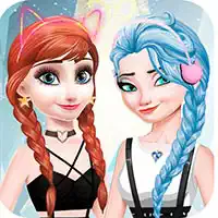 Elsa En Anna Aankleden Make-Up