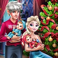 elsa_family_christmas ເກມ