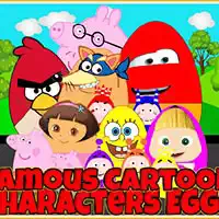 famous_cartoon_characters_eggs खेल