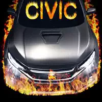 Fast And Drift Civic екранна снимка на играта