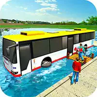 Floating Water Bus Racing Game 3D στιγμιότυπο οθόνης παιχνιδιού