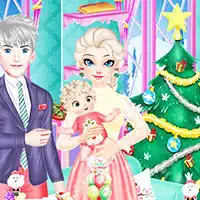 Frozen Family Christmas Przygotowanie zrzut ekranu gry