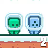 Green and Blue Cuteman 2 game screenshot