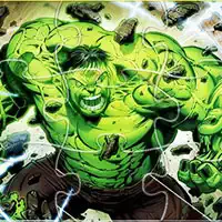 Quebra-Cabeça Hulk Super-Herói captura de tela do jogo