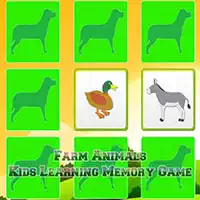 Kids Learning Farm Animals Memory pelin kuvakaappaus