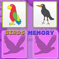 Memória Infantil Com Pássaros