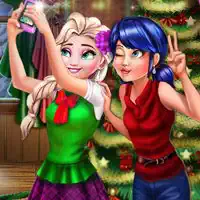 ladybug_and_elsa_xmas_selfie Παιχνίδια