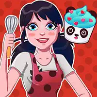 लेडीबग कुकिंग कपकेक: लड़कियों के लिए कुकिंग गेम्स खेल का स्क्रीनशॉट