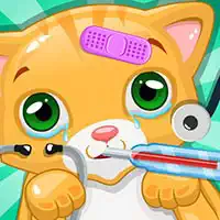 Little Cat Doctor Pet Vet Game pamje nga ekrani i lojës
