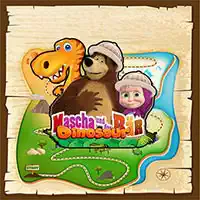masha_and_the_bear_dinosaur Игры