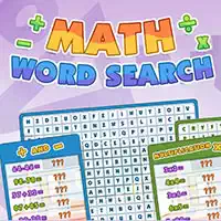 Math Word Search skærmbillede af spillet