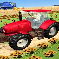 Simulador De Agricultura Con Tractor Moderno Juegos De Trilladora