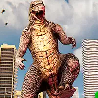 Monster Dinosaur Rampage City Attack game screenshot
