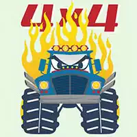 صفحات رنگ آمیزی Monster Trucks