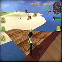 摩托海滩跳跃模拟器游戏