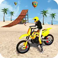 Motocross Beach Game: Bike Stunt Racing schermafbeelding van het spel