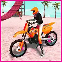 Motocross Beach Jumping Bike Stunt Game στιγμιότυπο οθόνης παιχνιδιού