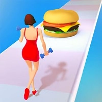 muscle_girl_calorie_run гульні