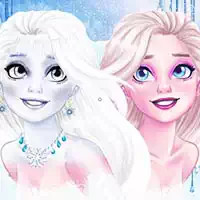 Nouveau Maquillage Reine Des Neiges Elsa capture d'écran du jeu