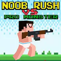 Noob Rush vs Pro Monsters game screenshot