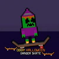 Obby Halloween Danger Patin