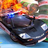 police_car_stunts_racing гульні