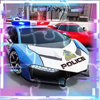 Police Cars Match3 Puzzle Dia játék képernyőképe