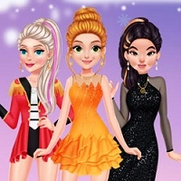 princesses_ice_skating_dress_up ألعاب