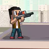 Střešní Střílečky snímek obrazovky hry