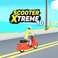 Scooter Xtreme 3D captură de ecran a jocului