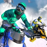 Sneeuw Moto Racing