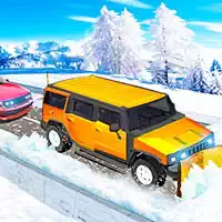snow_plow_jeep_simulator гульні