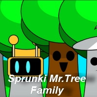 Sprunki Mr.tree Familie