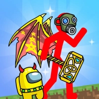 Stickman Мега Босс: Дайнууд!