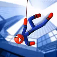 Stickman Swing Rope Hero screenshot del gioco