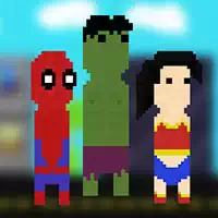 Super Heroes Runner captură de ecran a jocului