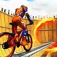 Superhero Bmx Space Rider mängu ekraanipilt