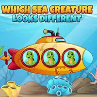 どの海の生き物が違うように見える ゲームのスクリーンショット